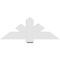 Ekena Millwork Kennewick Architectural Grade PVC Gable Bracket, 48"W x 18"H x 6"D x 6"F, 9/12 Pitch GBP048X18X0606KEN00 - alternate 5